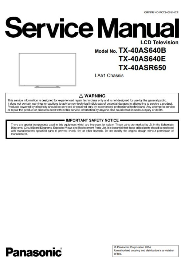 LA51_TX-40AS640B, TX-40AS640E, TX-40ASR650